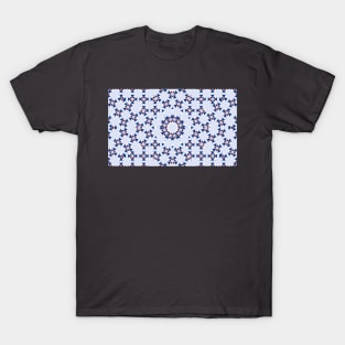 Blue "Coat of Arms" Pattern - Version two T-Shirt